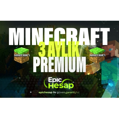  3 Aylık Minecraft Premium + Garanti